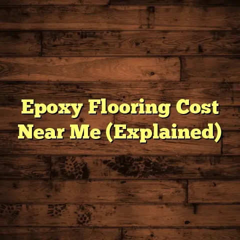 Epoxy Flooring Cost Near Me (Explained)