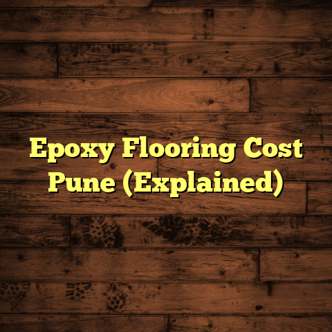 Epoxy Flooring Cost Pune (Explained)