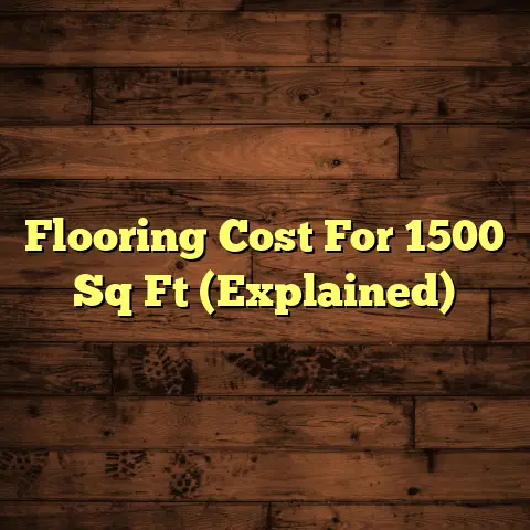 Flooring Cost For 1500 Sq Ft (Explained)