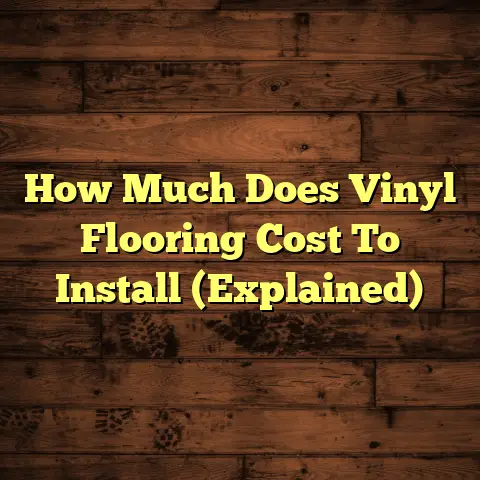 How Much Does Vinyl Flooring Cost To Install (Explained)