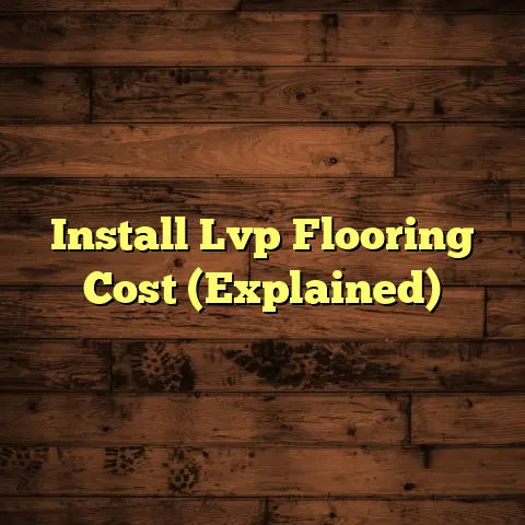 Install Lvp Flooring Cost (Explained)