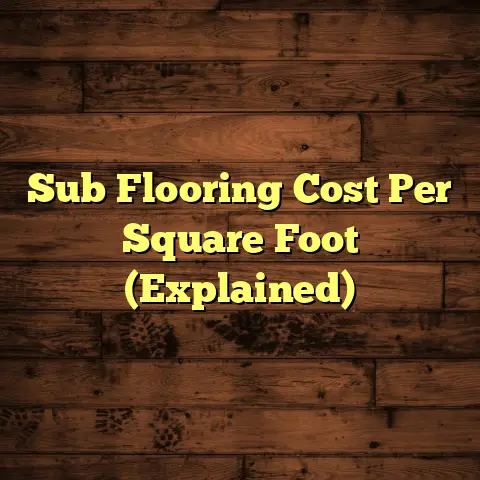 Sub Flooring Cost Per Square Foot (Explained)