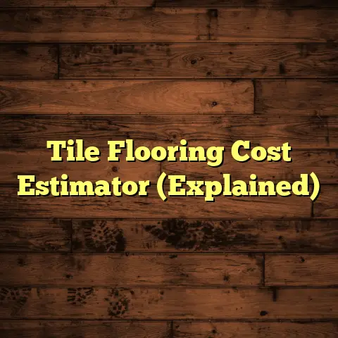 Tile Flooring Cost Estimator (Explained)