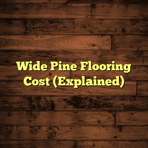 Wide Pine Flooring Cost (Explained)