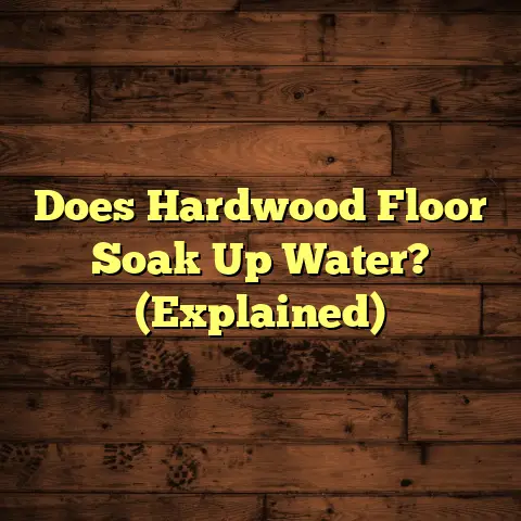 Does Hardwood Floor Soak Up Water? (Explained)