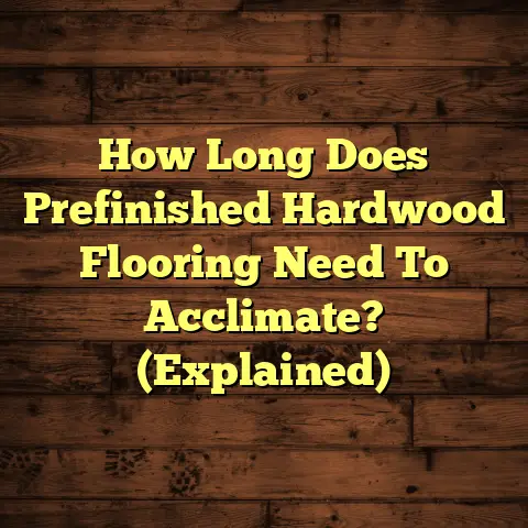 How Long Does Prefinished Hardwood Flooring Need To Acclimate? (Explained)