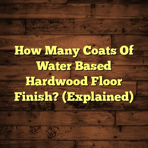 How Many Coats Of Water Based Hardwood Floor Finish? (Explained)