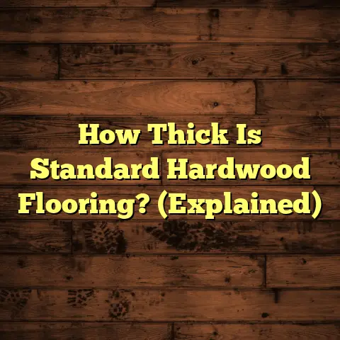 How Thick Is Standard Hardwood Flooring? (Explained)