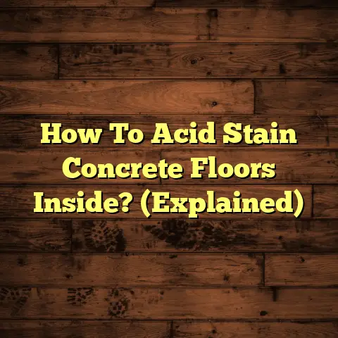 How To Acid Stain Concrete Floors Inside? (Explained)