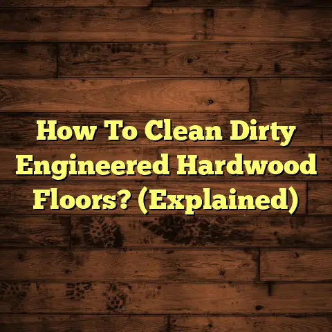 How To Clean Dirty Engineered Hardwood Floors? (Explained)