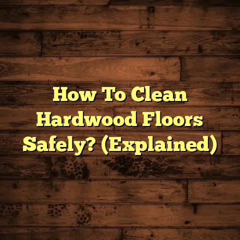 How To Clean Hardwood Floors Safely? (Explained)