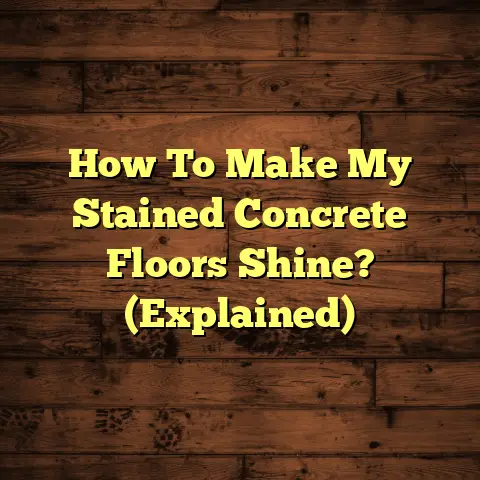 How To Make My Stained Concrete Floors Shine? (Explained)