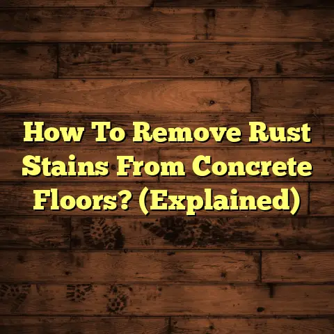 How To Remove Rust Stains From Concrete Floors? (Explained)