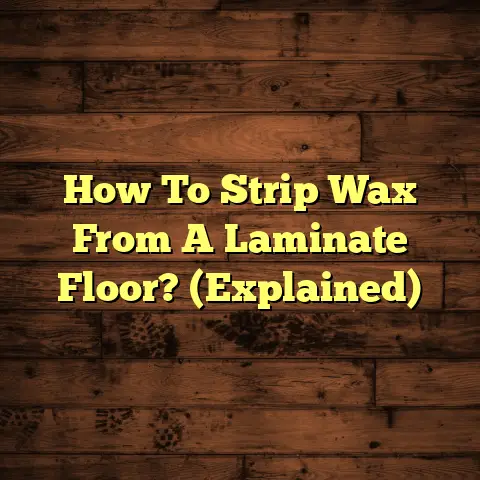 How To Strip Wax From A Laminate Floor? (Explained)