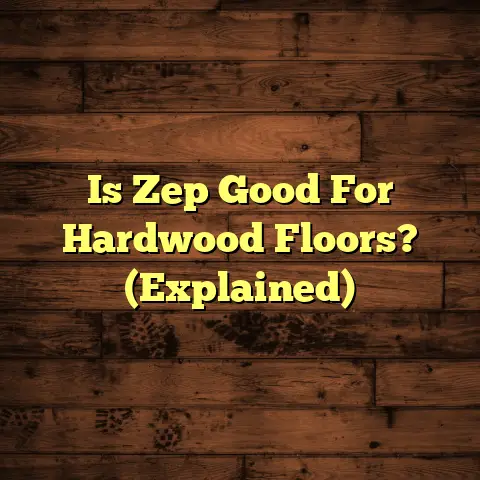 Is Zep Good For Hardwood Floors? (Explained)