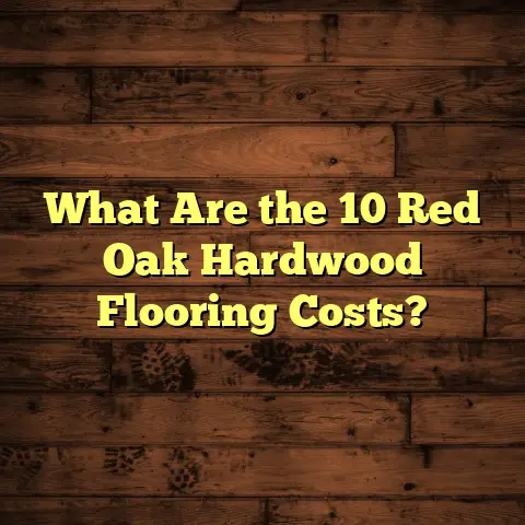 What Are the 10 Red Oak Hardwood Flooring Costs?