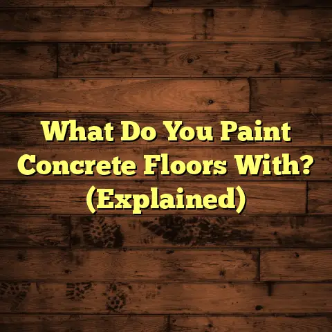 What Do You Paint Concrete Floors With? (Explained)