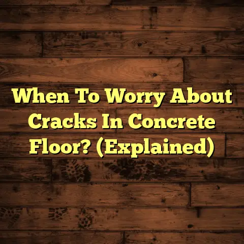 When To Worry About Cracks In Concrete Floor? (Explained)