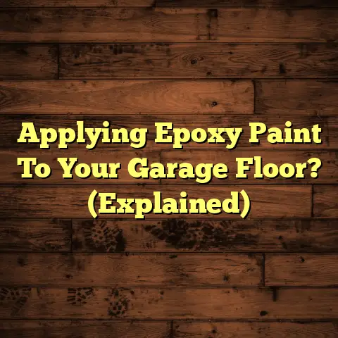 Applying Epoxy Paint To Your Garage Floor? (Explained)