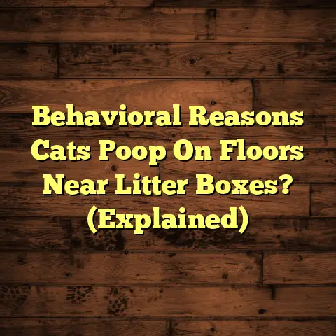 Behavioral Reasons Cats Poop On Floors Near Litter Boxes? (Explained)