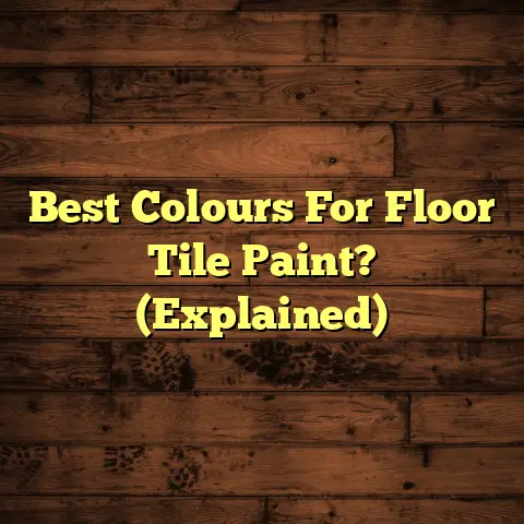 Best Colours For Floor Tile Paint? (Explained)