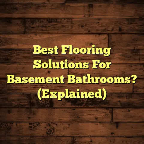 Best Flooring Solutions For Basement Bathrooms? (Explained)