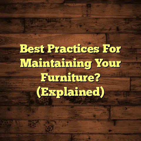 Best Practices For Maintaining Your Furniture? (Explained)