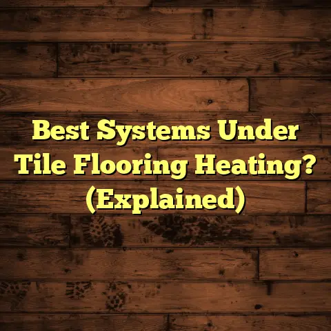 Best Systems Under Tile Flooring Heating? (Explained)