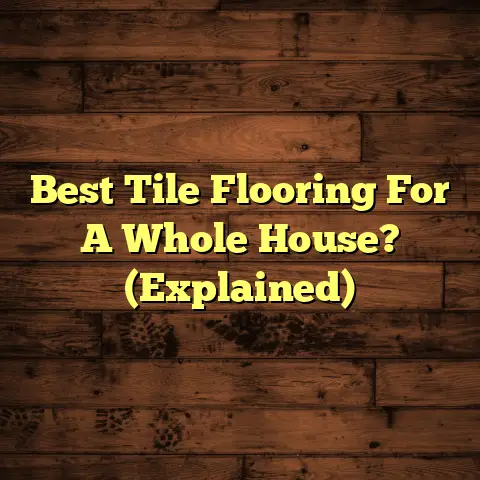 Best Tile Flooring For A Whole House? (Explained)