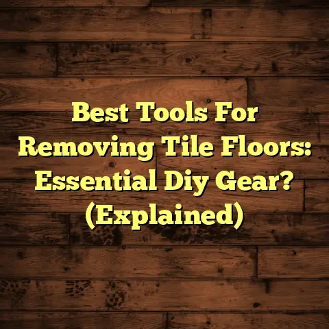 Best Tools For Removing Tile Floors: Essential Diy Gear? (Explained)