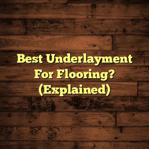 Best Underlayment For Flooring? (Explained)