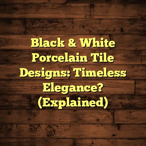 Black & White Porcelain Tile Designs: Timeless Elegance? (Explained)