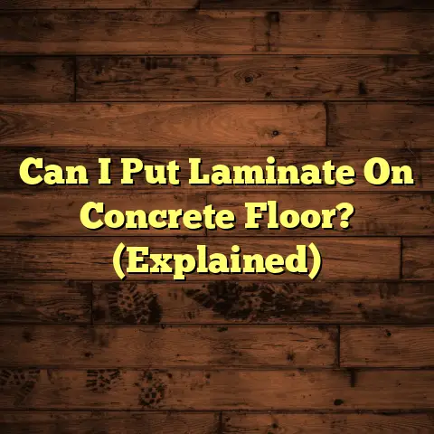 Can I Put Laminate On Concrete Floor? (Explained)