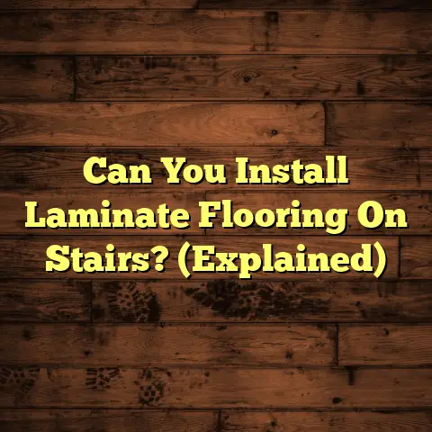 Can You Install Laminate Flooring On Stairs? (Explained)