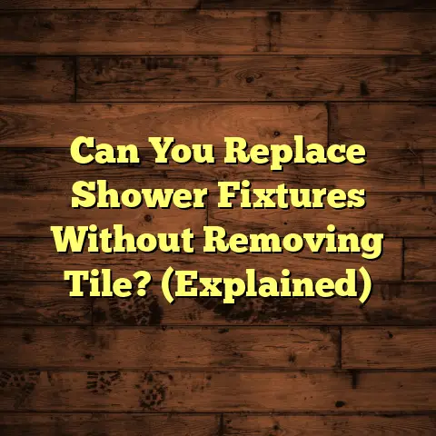 Can You Replace Shower Fixtures Without Removing Tile? (Explained)