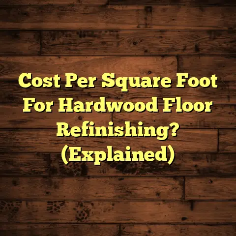 Cost Per Square Foot For Hardwood Floor Refinishing? (Explained)