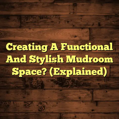 Creating A Functional And Stylish Mudroom Space? (Explained)