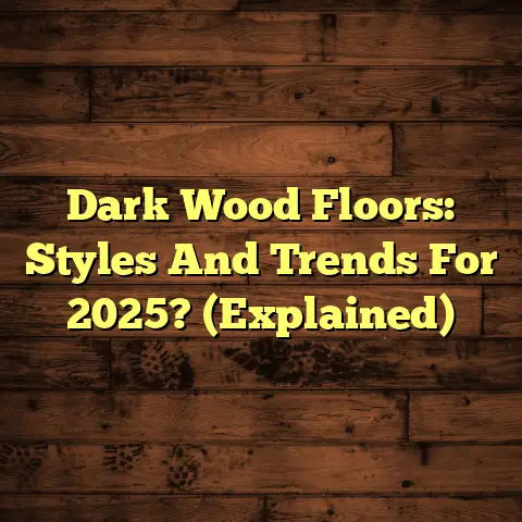 Dark Wood Floors: Styles And Trends For 2025? (Explained)