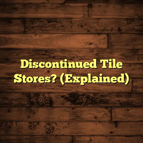 Discontinued Tile Stores? (Explained)