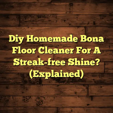 Diy Homemade Bona Floor Cleaner For A Streak-free Shine? (Explained)