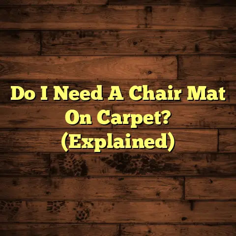 Do I Need A Chair Mat On Carpet? (Explained)