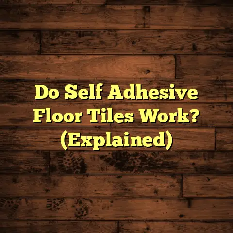 Do Self Adhesive Floor Tiles Work? (Explained)