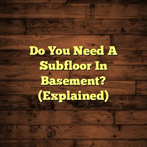 Do You Need A Subfloor In Basement? (Explained)