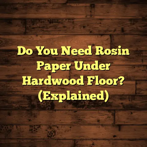 Do You Need Rosin Paper Under Hardwood Floor? (Explained)