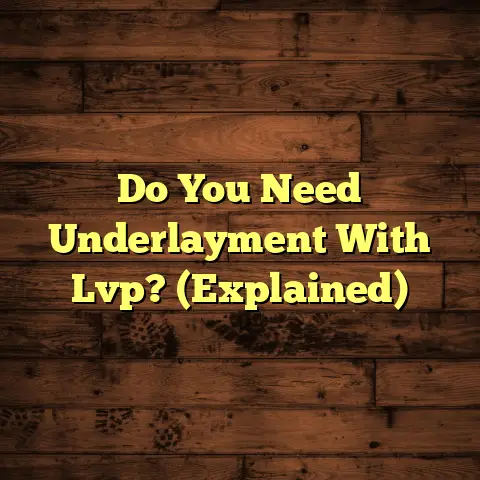 Do You Need Underlayment With Lvp? (Explained)