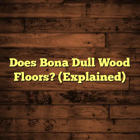 Does Bona Dull Wood Floors? (Explained)