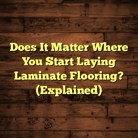 Does It Matter Where You Start Laying Laminate Flooring? (Explained)