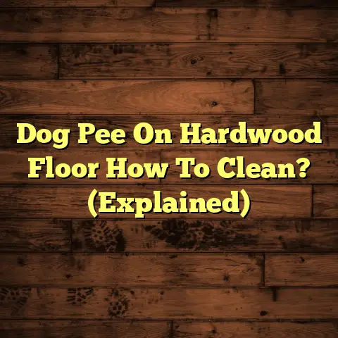 Dog Pee On Hardwood Floor How To Clean? (Explained)