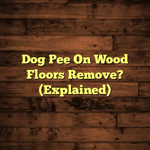 Dog Pee On Wood Floors Remove? (Explained)