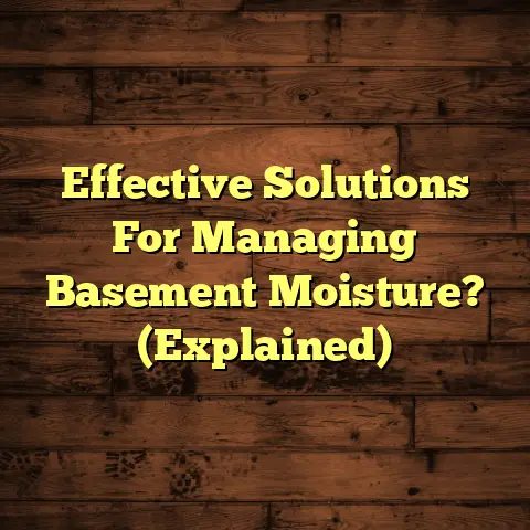 Effective Solutions For Managing Basement Moisture? (Explained)